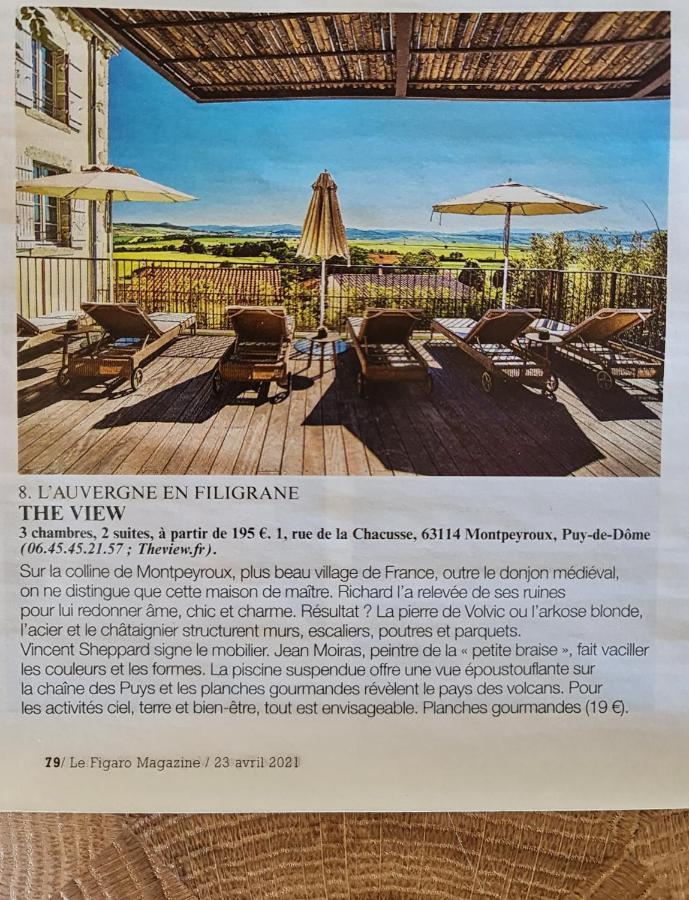 The View - Gite Mont Dore Montpeyroux  Exterior foto